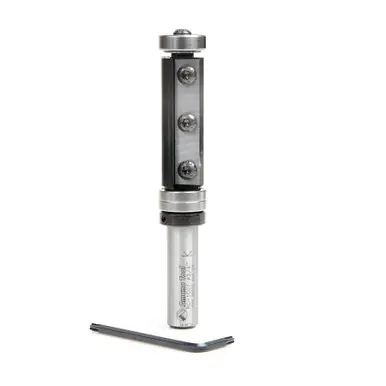 Amana RC-1007 Insert Flush Trim 3/4 D x 50mm CH x 1/2" Shank w/ Double Upper BB and One Lower BB