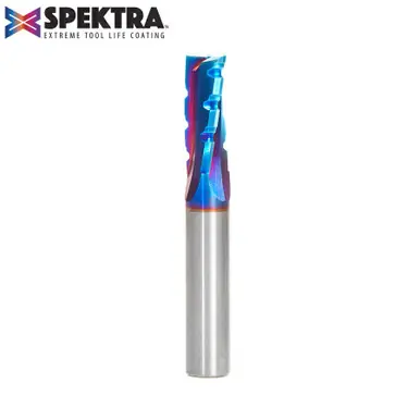 Amana 46153-K CNC Spektra Phenolic, Resin and Composite Cutting w/ Chipbreaker Slow Helix Up-Cut 1/2