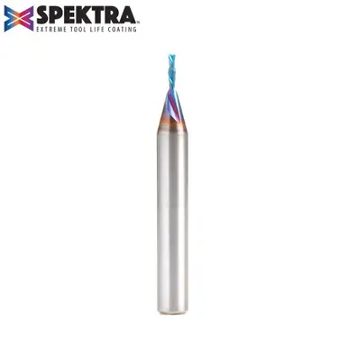 Amana 46233-K Spektra Spiral Plunge 1/16 Dia x 3/16 CH x 1/4 Shank 2" Down-Cut Router Bit