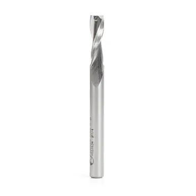 Amana HSS1634 HSS Spiral Aluminum Cutting Double Flute Up-Cut 1/4 D x 3/4 CH x 1/4" Shank Router Bit