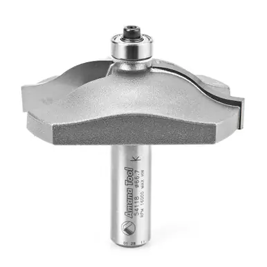 Amana 54118 Carbide Tipped Ogee Raised Panel 3/4 R x 2-5/8 D x 5/8 CH x 1/2" Shank Router Bit