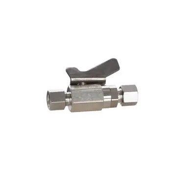 GRACO 237537 - Low Pressure Ball Valve, 3/8" Tube Fitting Both Ends, Stainless Steel, Catalyst &