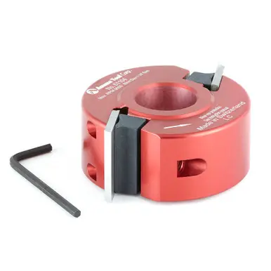 Amana 61104 Profile-Pro Aluminum Cutterhead 88mm D x 40mm CH x 40mm Bore Shaper Cutter