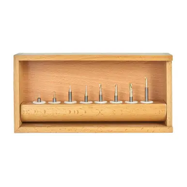 Amana AMS-160-Z 8-Pc CNC Aluminum Cutting Spiral O-Flute ZrN Coated Router Bit Collection