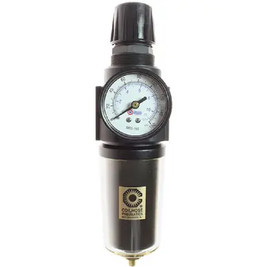 Coilhose 27FC4-GHSX 1/2" Integral Filter/Regulator, Gauge, 0-25 psi