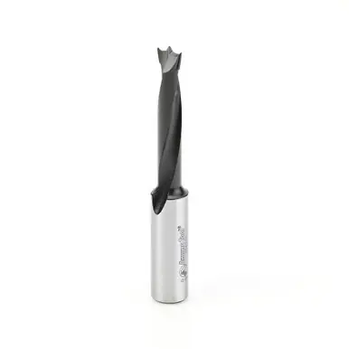Amana 204070 Carbide Tipped Brad Point Boring Bit R/H 7mm D x 70mm Long x 10mm Shank