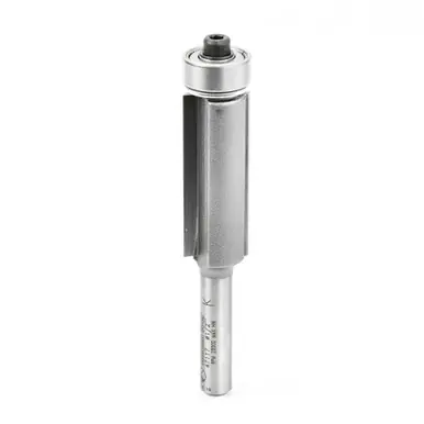 Amana 47117 Carbide Tipped Flush Trim 1/2 D x 1-1/4 CH x 1/4 Shank x 2-3/4" Router Bit w/ Lower Ball