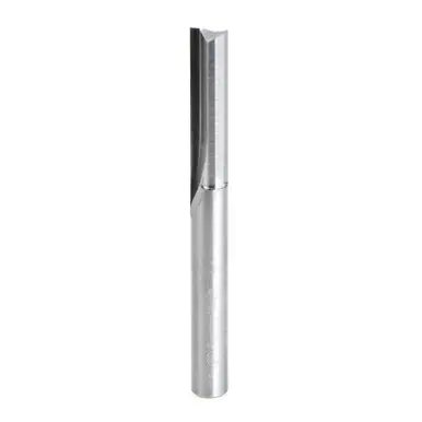 Amana 43608 Double O-Flute, Plastic Cutting 1/4 D x 1" CH x 1/4 Shank x 2-1/2" Router Bit