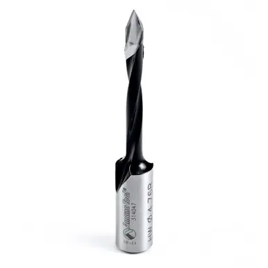 Amana 314047 Carbide Tipped Through-Hole Boring Bit R/H 3/16 D x 70mm Long x 10mm Shank