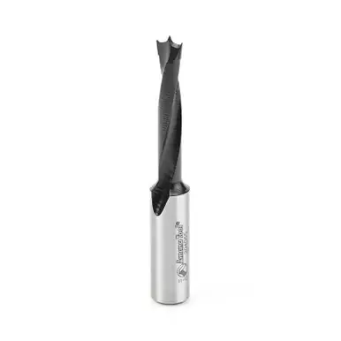 Amana 204065 Carbide Tipped Brad Point Boring Bit R/H 6.5mm D x 70mm Long x 10mm Shank