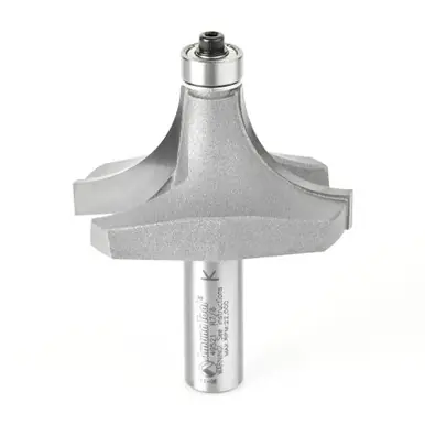 Amana 49521 Carbide Tipped Corner Rounding 7/8 R x 2-1/4 D x 1-1/4 CH x 1/2" Shank w/ Lower Ball