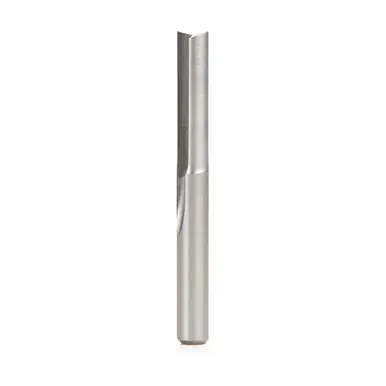 Amana HSS1604 Plastic Cutting, Double Straight O-Flute 1/4 D x 1 CH x 1/4 Shank x 2-3/8" High Speed