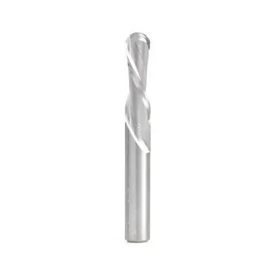 Amana 46478 Double Flute Down-Cut Ball Nose Spiral 3/16 R x 3/8 D x 1-1/4 CH x 3/8 Shank x 3" Router
