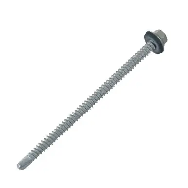 Daggerz NEOSDCT1240 - 12 x 4" Hex Washer Head Self-Drill Screws w/Bonded Washer 500ct