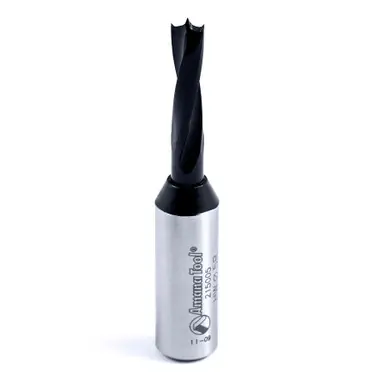 Amana 215005 Ditec Dowel Drill Boring Bit R/H 5mm D x 57.5mm Long x 10x30mm Shank