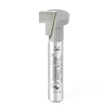 Amana 45652 Carbide Tipped Keyhole 1/2 D x 3/8 CH x 1/4" Shank Router Bit