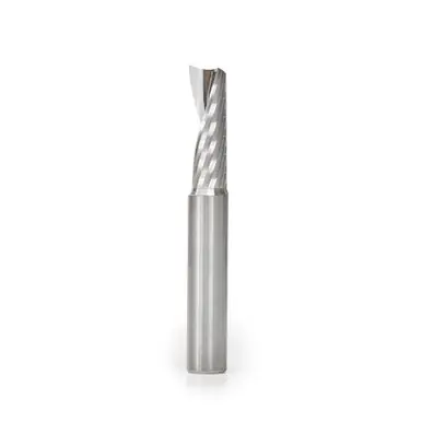 Amana 57306 Metric CNC Spiral O-Single Flute, Aluminum Cutting 10 D x 30 CH x 10 Shank x 76mm Long
