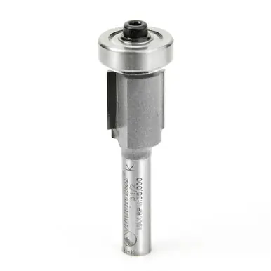 Amana 47192 Carbide Tipped Overhang Trim 1/16 Overhang x 1/2 D x 1/2 CH x 1/4" Shank w/ Lower Ball