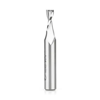 Amana HSS1637 HSS Spiral Aluminum Cutting Double Flute Up-Cut 5/16 D x 3/4 CH x 1/2 Shank 3-1/4"