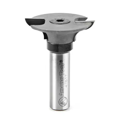 Amana 47515 Carbide Tipped Cope Cutter w/ Stub Spindle - 1/4 R x 1-5/8 D x 3/8 CH x 1/2" Shank w/