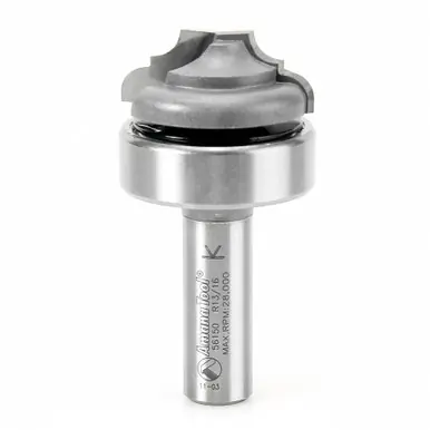 Amana 56150 Carbide Tipped Classical Plunge w/ Upper BB Style B 13/64 R x 1-3/8 D x 9/16 CH x 1/2"