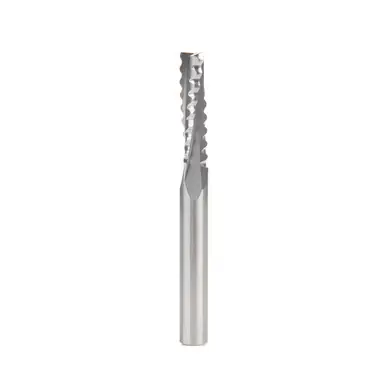 Amana 46141 Roughing Spiral 3 Flute Chipbreaker 1/4 Dia x 7/8 Cut Height x 1/4 Shank x 2-1/2" Up-Cut