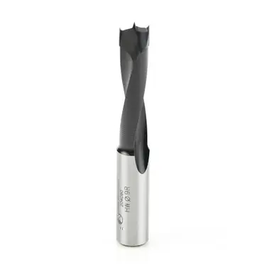 Amana 204090 Carbide Tipped Brad Point Boring Bit R/H 9mm D x 70mm Long x 10mm Shank
