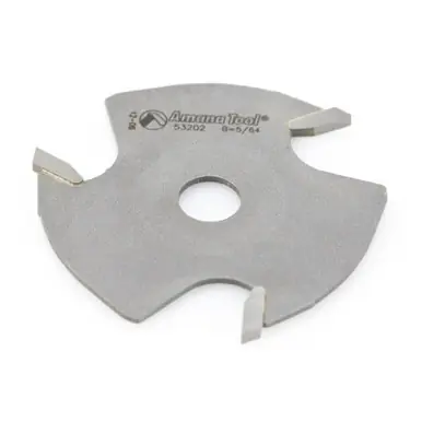 Amana 53202 Slotting Cutter 3 Wing x 1-7/8 D x 5/64 CH x 5/16 Inner D