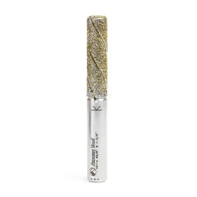 Amana 44114 Diamond Grit 3/8 Dia x 1-3/8 Cut Length x 3/8" Shank, 3 Flute Down-Cut Alloy Steel End