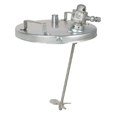 GRACO 226086 - Pail Cover Agitator, 5 Gal, Air-Driven, 1/4 HP, 13.25" Long, Carbon Steel