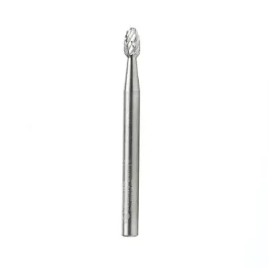 Amana BURS-170 Oval Shape 1/8 D x 7/32 CH x 1/8 Shank x 1-1/2" Double Cut SE Burr Bit