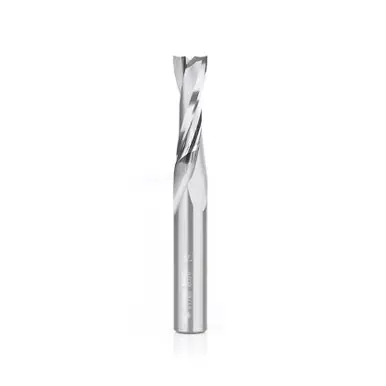 Amana 51780 CNC Spiral Double O-Flute, Plastic Cutting 3/8 Dia x 1-1/8 CH x 3/8 Shank x 3" Up-Cut