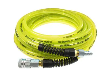 Coilhose PFE6100TYS58C Flexeel Hose 3/8" x 100‘ 3/8" Industrial Coupler/Connector Yellow