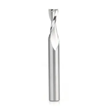 Amana HSS1638 HSS Spiral Aluminum Cutting Double Flute Up-Cut 5/16 D x 3/4 CH x 3/8 Shank 3" Router