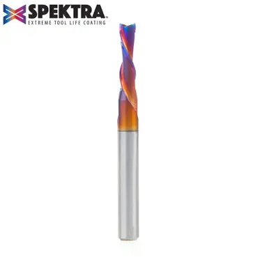 Amana 46211-K Spektra Spiral Plunge 5mm Dia x 3/4 CH x 1/4 Shank 2-1/2" Down-Cut Router Bit