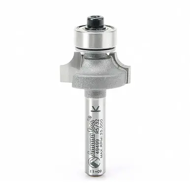 Amana 49499 Carbide Tipped Corner Rounding 5/32 R x 13/16 D x 3/8 CH x 1/4" Shank w/ Lower Ball