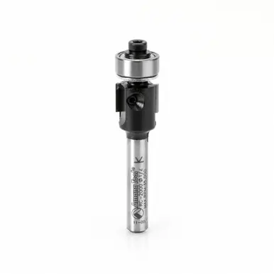 Amana RC-2000 Insert Economy Insert Flush Trim 1/2 D x 5/16 CH x 1/4" Shank w/ Lower Ball Bearing