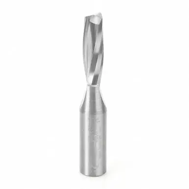 Amana 46257 CNC Spiral Plunge for Solid Wood 3/8 D x 1-1/4 CH x 1/2 Shank x 3" Up-Cut Router Bit