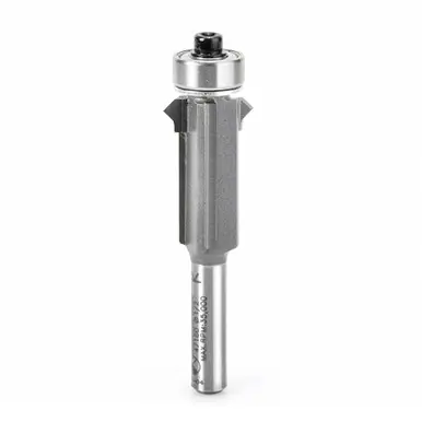 Amana 47160 Carbide Tipped Flush TrimV Groove 5/8 D x 1" CH x 1/4 Shank w/ Lower Ball Bearing Router