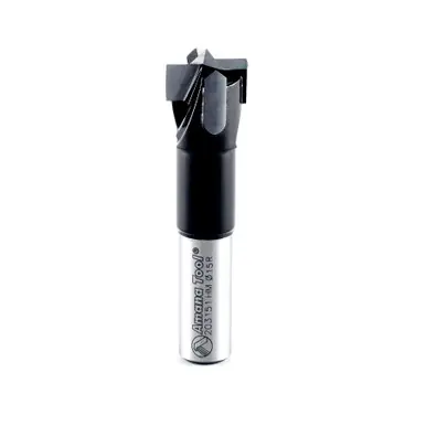 Amana 203151 Carbide Tipped Hinge Boring Bit R/H 15mm D x 57mm Long x 10mm Shank