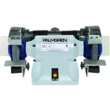 PALMGREN 9682082 - 8" 3/4HP 220/380V, 3PH Grinder w/ Dust Collection