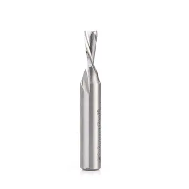 Amana HSS1657 HSS Spiral Aluminum Cutting Double Flute Down-Cut 5/16 D x 3/4 CH x 1/2 Shank 3-1/4"