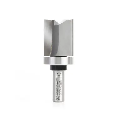 Amana 45367 Carbide Tipped Flush Trim Plunge Template 1-1/4 D x 1-1/2 CH x 1/2" Shank w/ Upper Ball