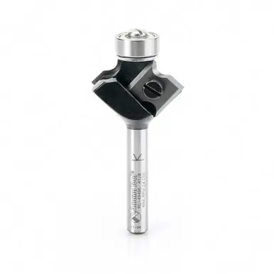 Amana RC-49496 In-Tech Insert Corner Round 1/8 R x 1" D x 3/8 CH x 1/4 Shank Router Bit