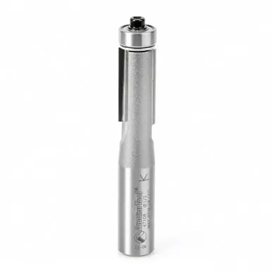 Amana 47108 Carbide Tipped Flush Trim 1/2 D x 1 CH x 1/2 Shank x 3-1/4" Router Bit w/ Lower Ball