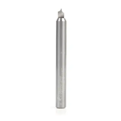 Amana 56142 Carbide Tipped Point Cutting Roundover 1/16 R x 9/64 D x 7/32 CH x 1/4 Shank x 2-1/4"