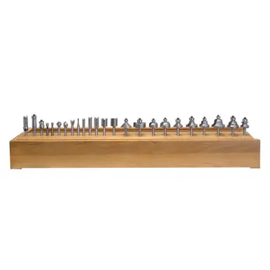Amana AMS-124 24-Piece Carbide Tipped Router Bit Set 1/4" Shank