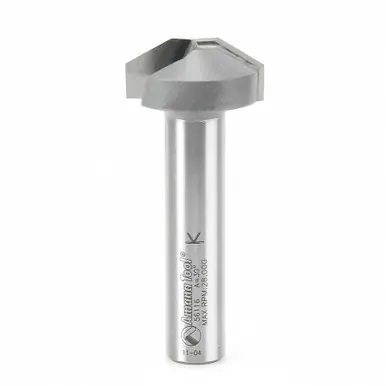 Amana 56116 Carbide Tipped Plunging Raised Panel Style A 30 deg Angle x 1-1/8 D x 1/2 CH x 1/2"