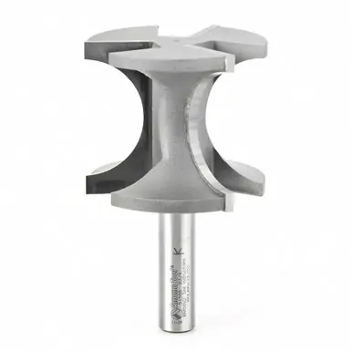 Amana 51566 Carbide Tipped Bullnose 3/4 R x 2-3/8 D x 2" CH x 1/2 Shank Router Bit