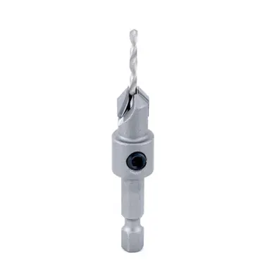 Amana 55262 Carbide Tipped Countersink 3/8 D x 49 Deg x 1/4 Quick Release Hex Shank for Wood Screw